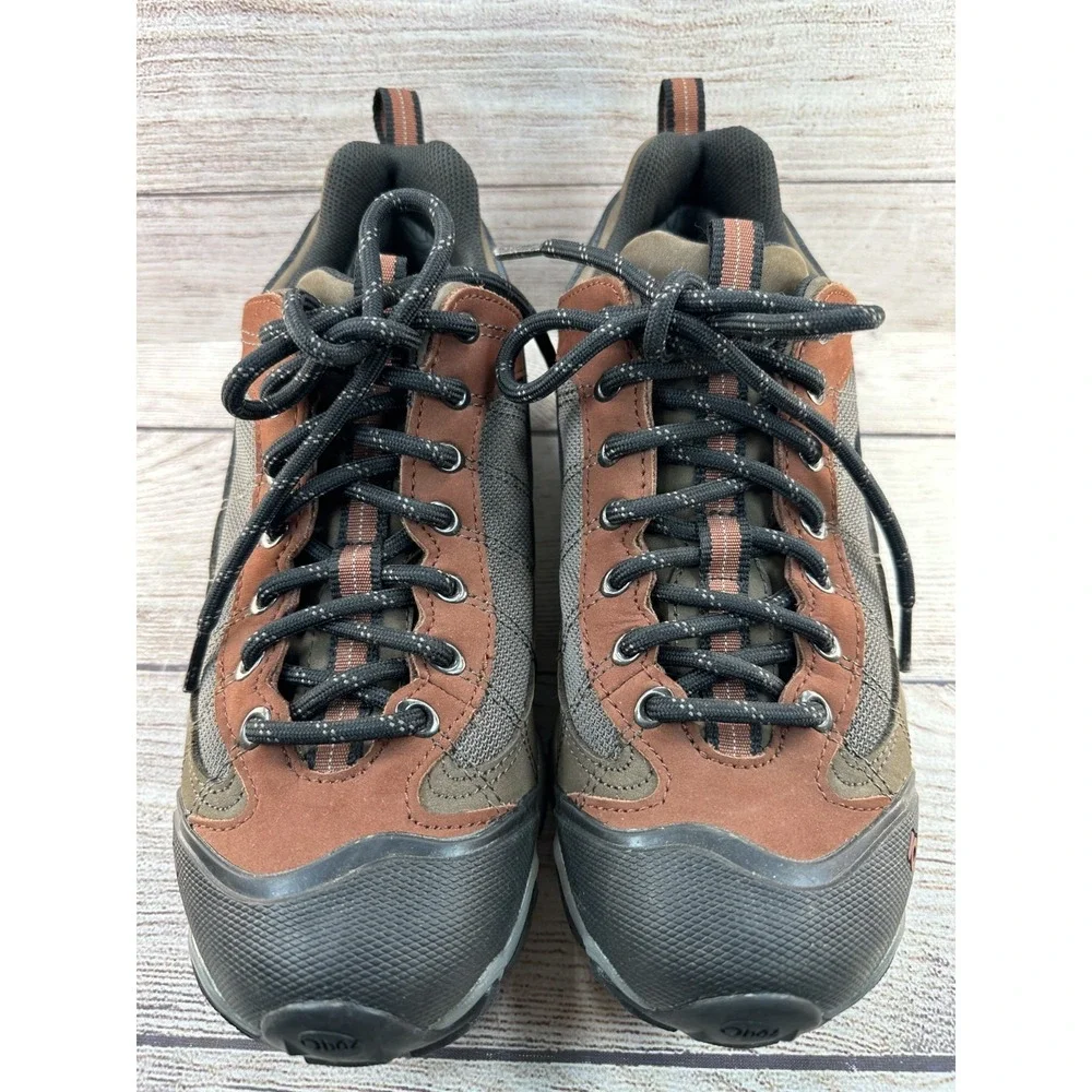Oboz Men's Earth Firebrand II B-Dry Low Top Leather Lace Up Hiking Shoes Size 9